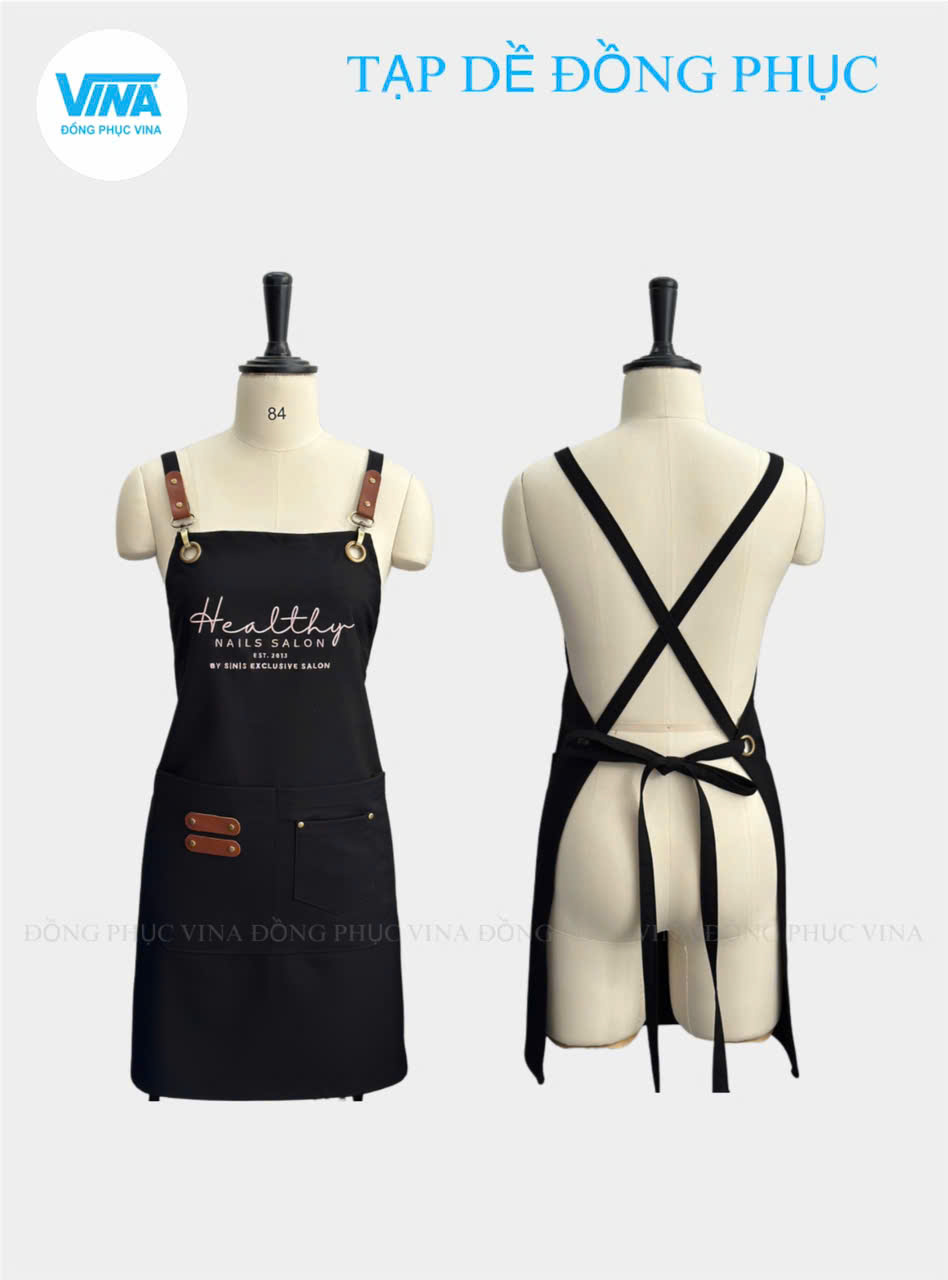 Tạp dề nail đẹp cho thợ nail