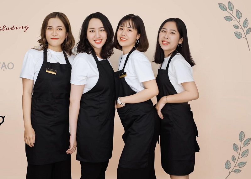 Tạp dề tiệm nails