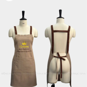 Tạp dề golden hair nail spa