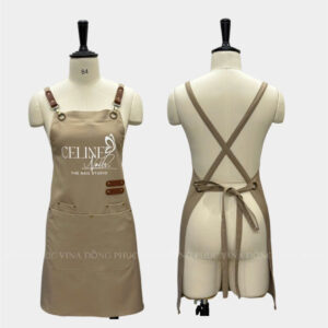 Tạp dề nail studio Celine