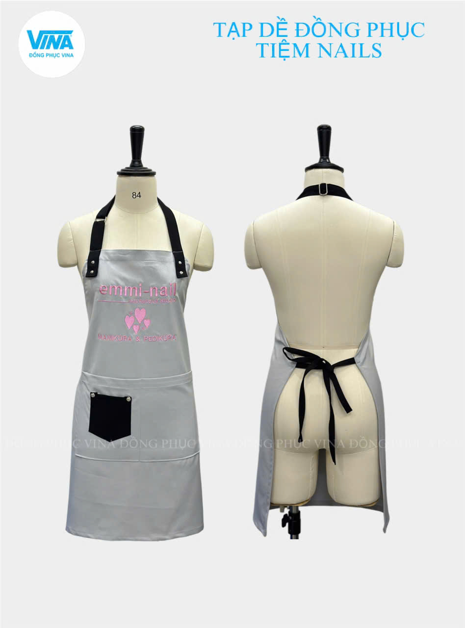 Tạp dề tiệm nail Emmi