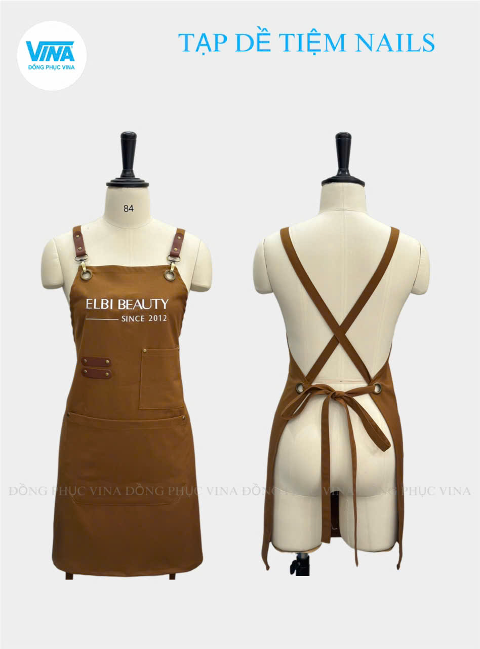 Tạp dề tiệm beauty Elbi