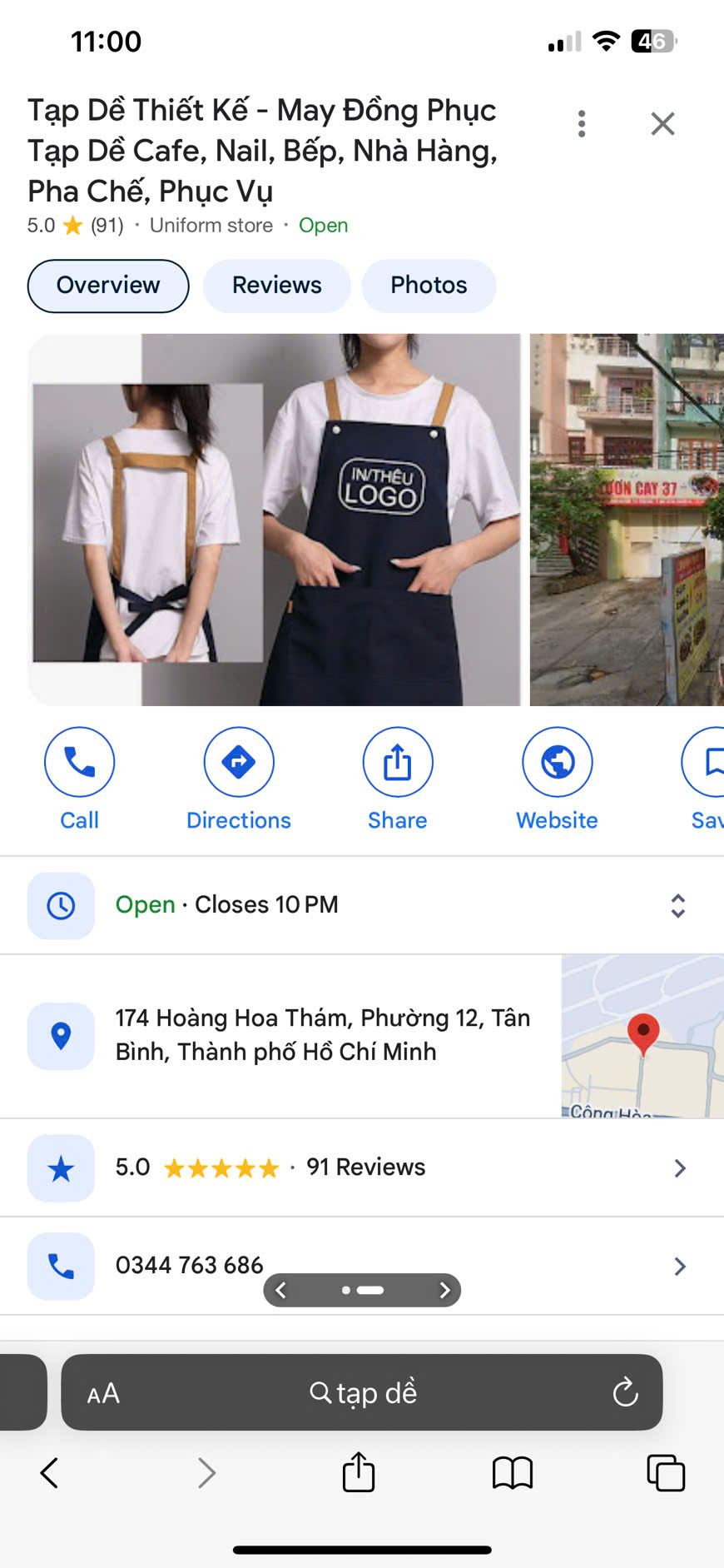 Địa chỉ may tạp dề ngành nail TPHCM - TẠP DỀ THIẾT KẾ